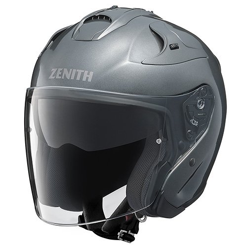 YJ-17 ZENITH-P ジェットヘルメット ダークメタリックシルバー / Mサイズ YJ17PDMSVM