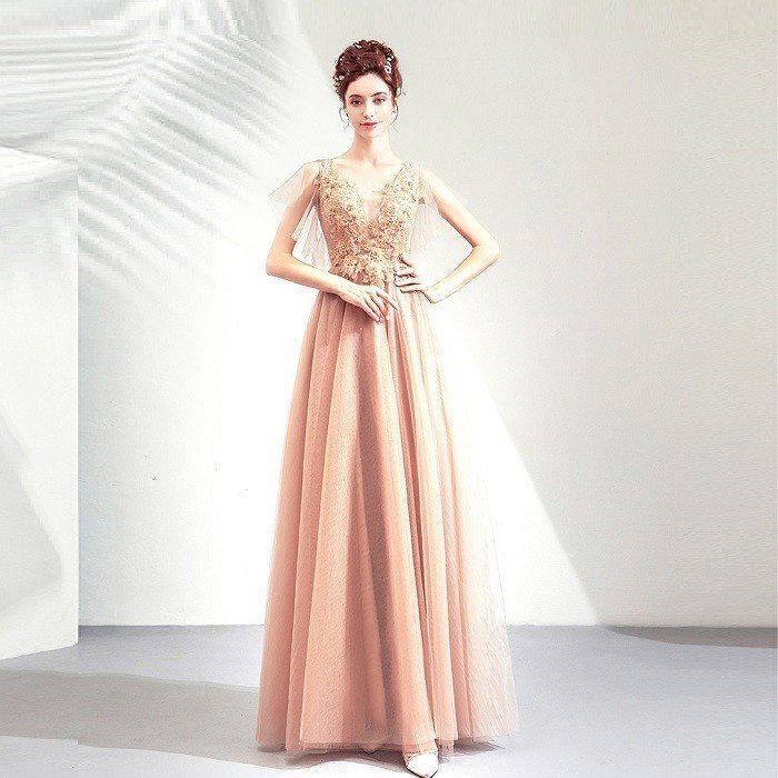 ロングドレス カラードレス パーティードレス 発表会 大きいサイズ 結婚式 ワンピース 二次会 ドレ