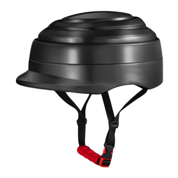 GozZ 折り畳み式 自転車用 ヘルメット グレー メーカー直送