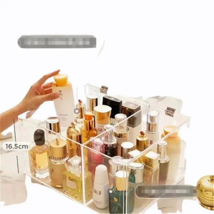 人気化粧品収納ボックス 香水 コスメ収納 透明 収納ケース 環境保護 耐久性