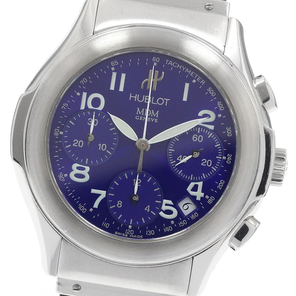 ウブロ HUBLOT 1810.1 MDM エレガント クロノグラフ デイト 自動巻き メンズ 良品 _942558【中古】