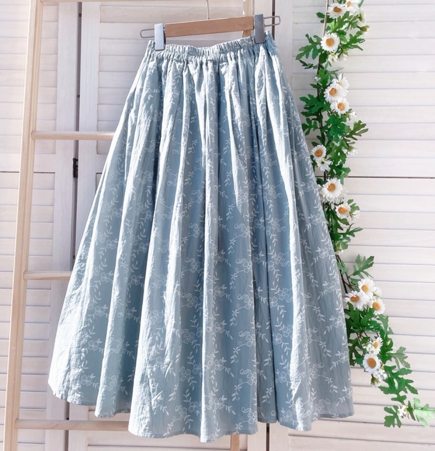 スカート デート モテアイテム フレアスカート ミモレ丈 ウエストゴム 可愛い きれいめ 上品 おしゃれ かっこいい 可愛い ラブリー キュート ガーリー クール モード系 セクシー