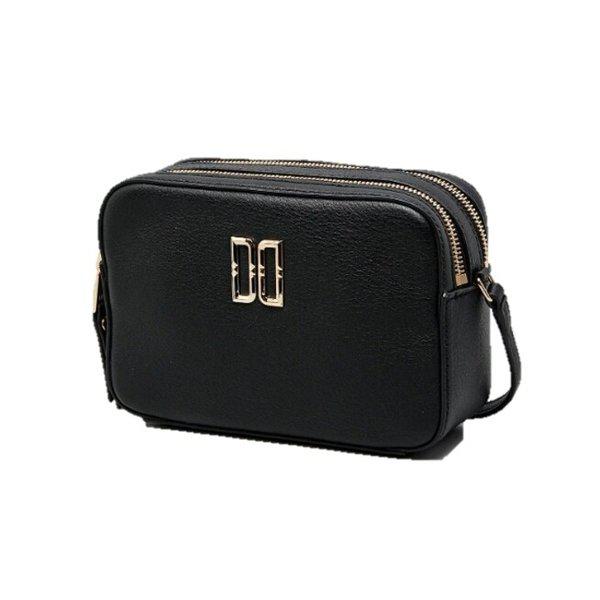 AK水原店 ハンドバッグ ブラック ゴールドロゴ ミニクロスバッグ DCWA5F069