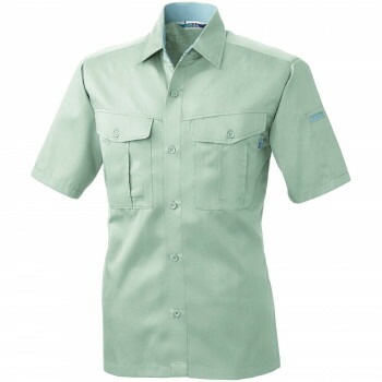 桑和 VA417 半袖シャツ LLサイズ モスグリーン（107） VIVA SOWA