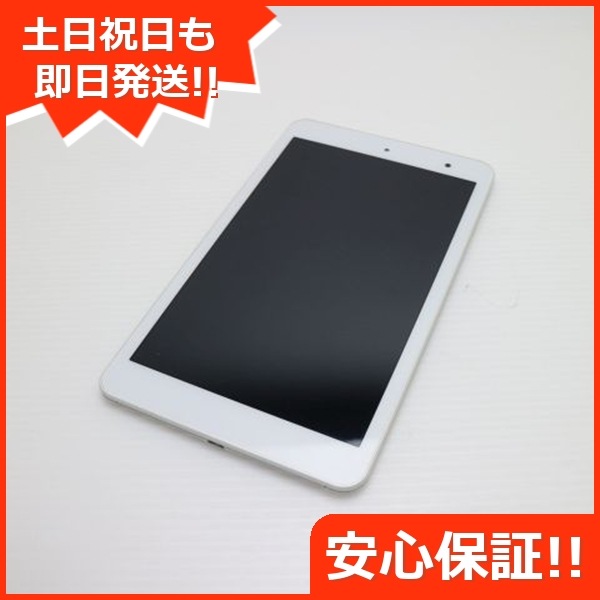 新品同様 au Qua tab 01 KYT31 ホワイト タブレット 78