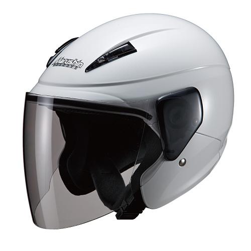 マルシン(Marushin) バイク用 ヘルメット セミジェット M-520 ホワイト フリーサイズ (5760cm)