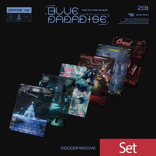 SET商品 ZEROBASEONE ミニ 5集 BLUE PARADISE (ZEROSE Ver.) 6種セット 韓国アイドル