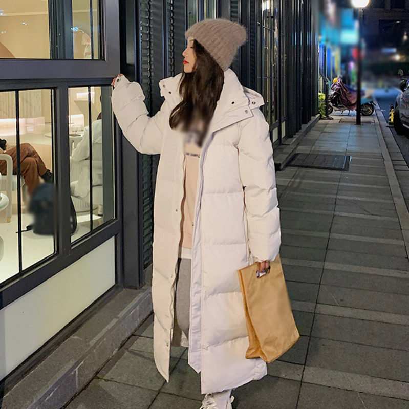 レディース ダウンジャケット 秋 冬 中綿 フードコート 無地 ロング丈 ダウンコート 防寒着 中綿コート 体型カバー アウター 韓国風 暖かい 可愛い コート レディース 冬 大サイズ おしゃれ カ