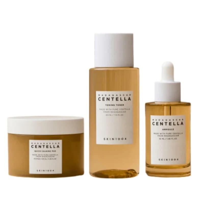 [基礎3種]センテラクイックカーミングパッド+トナー210ml+アンプル55ml