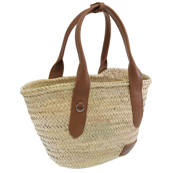 ジェイアンドエムデヴィッドソン バッグ レディース トートバッグ ブラウン カゴバッグ かごバッグ MEDIUM BASKET LMBK-0XX-PLSC-640S J&M DAVIDSON