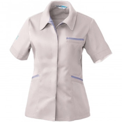 桑和 422 レディース半袖スモック 3Lサイズ ローズウット(83)