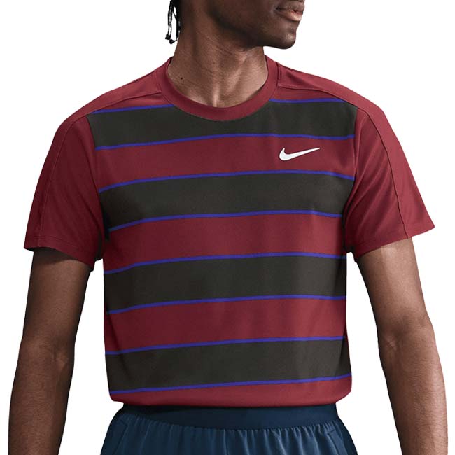 在庫処分特価 日本サイズ ナイキ(NIKE) 2025 SU メンズ コート スラム Dri-FIT RG 半袖 ゲームシャツ 全仏オープン FZ6935-619(テニス用ゲームウェア)