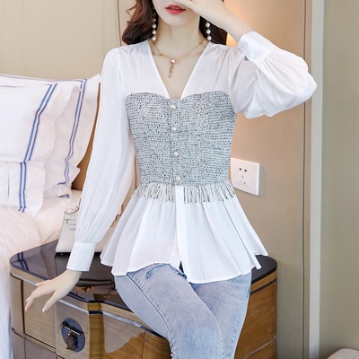 トップス デート シャツ ブラウス カットソー 袖あり 長袖 スリム タイト 細身 かわいい 大人可愛い きれいめ シンプル カジュアル 大人 上品 おしゃれ お洒落 主役級 存在感 春 秋 10代