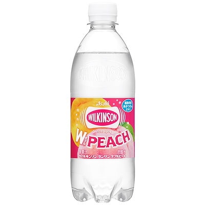 他サイト： ウィルキンソン アサヒ飲料 タンサン ダブルピーチ 500ml×24本の商品画像