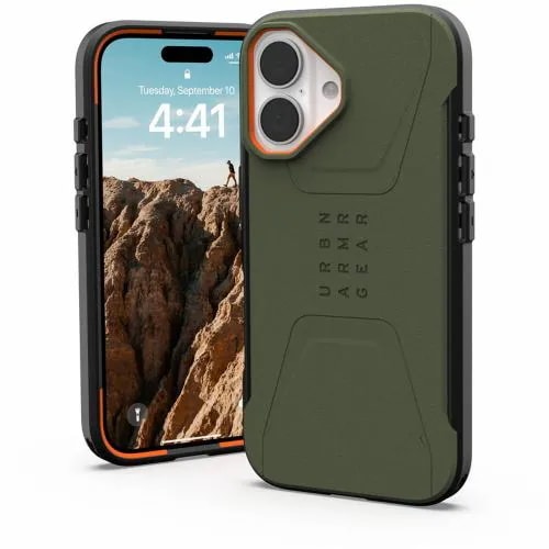 プリンストン iPhone 16用 MAGSAFE対応 CIVILIAN オリーブ UAG-RIPH24MB-CMS-OL
