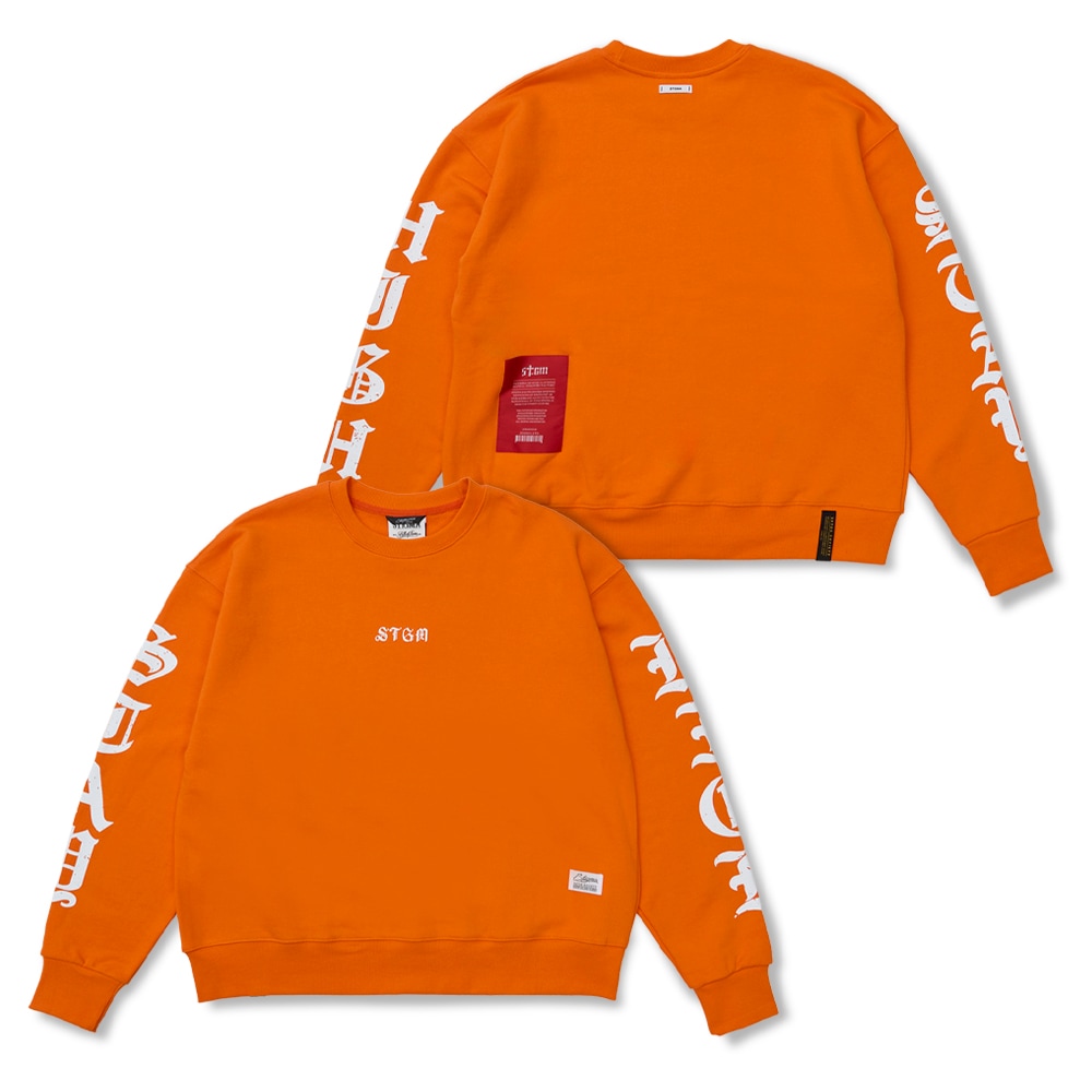 Stay High Oversized Crewneck Orange