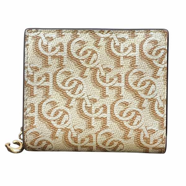 コーチ COACH シグネチャーモノグラム CF522 2つ折り財布 レディース【中古】 5,561円