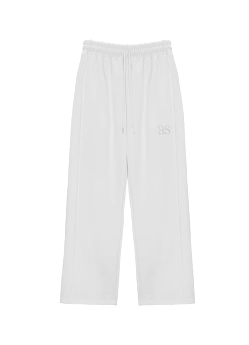 【AS"ON】 BASIC TRAINING PANTS / WHITE 正規品