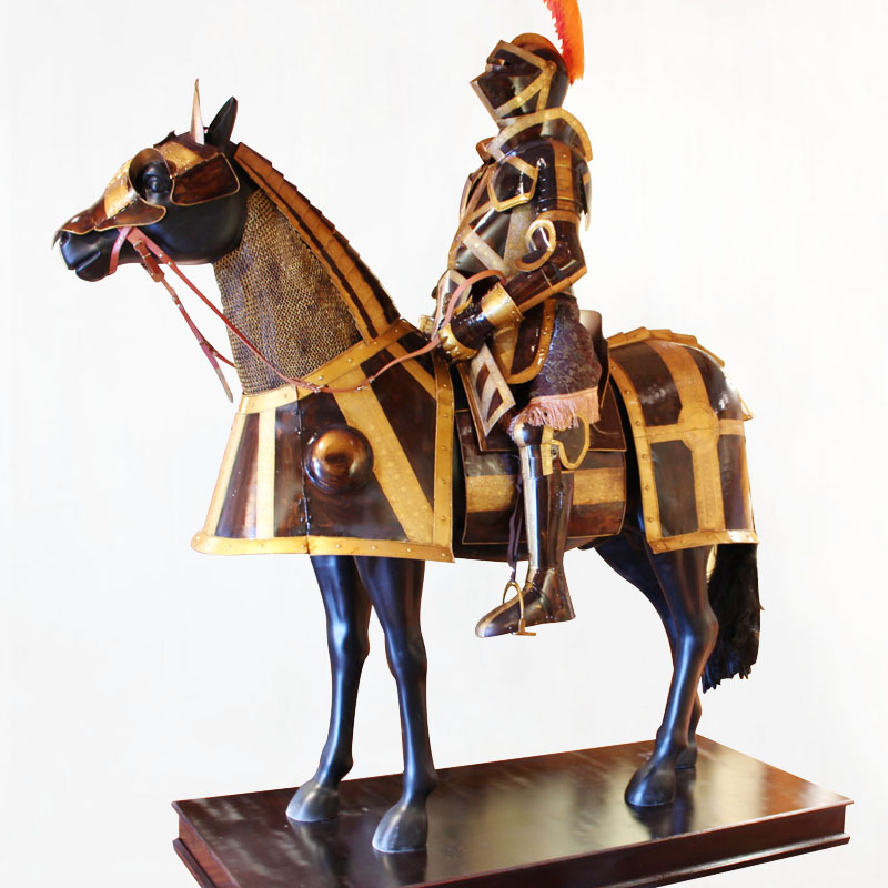 A10885 中世騎士 装飾品 騎士像ナイト インテリア置物 中世