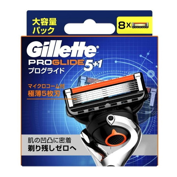 ジレット プログライドマニュアル替刃 (8個入) 4,208円