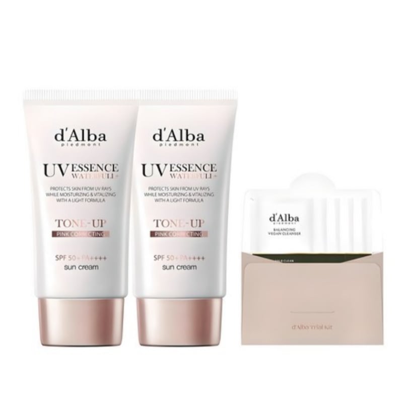 ウォータープルトーンアップ 日焼け止め SPF50+ PA++++ 50ml x 2p + バランシング ビーガン