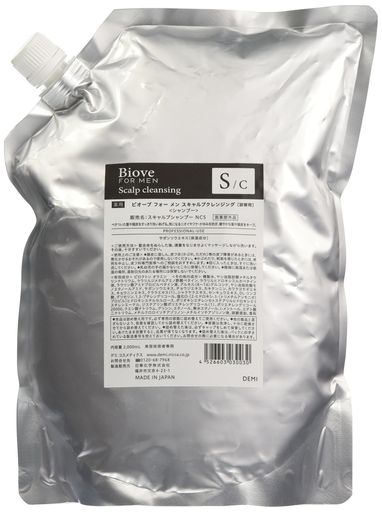 デミコスメティクス DEMI (デミ) ビオーブ フォーメン スキャルプクレンジング クリーム クリア 詰替え用 2リットル (X 1)