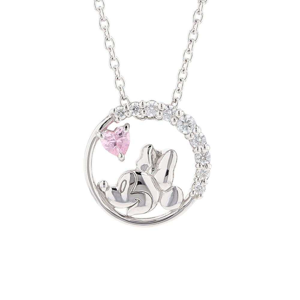 [ディズニー]Disney ミニー シルバー ペンダント ネックレス キュービックジルコニア(VPCDS20125) 9,021円