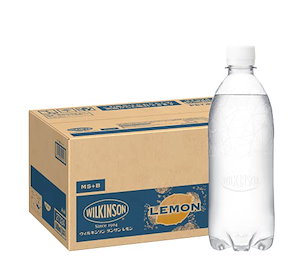 アサヒ飲料 MS+B ウィルキンソン タンサン レモン ラベルレスボトル 500ml24本炭酸水