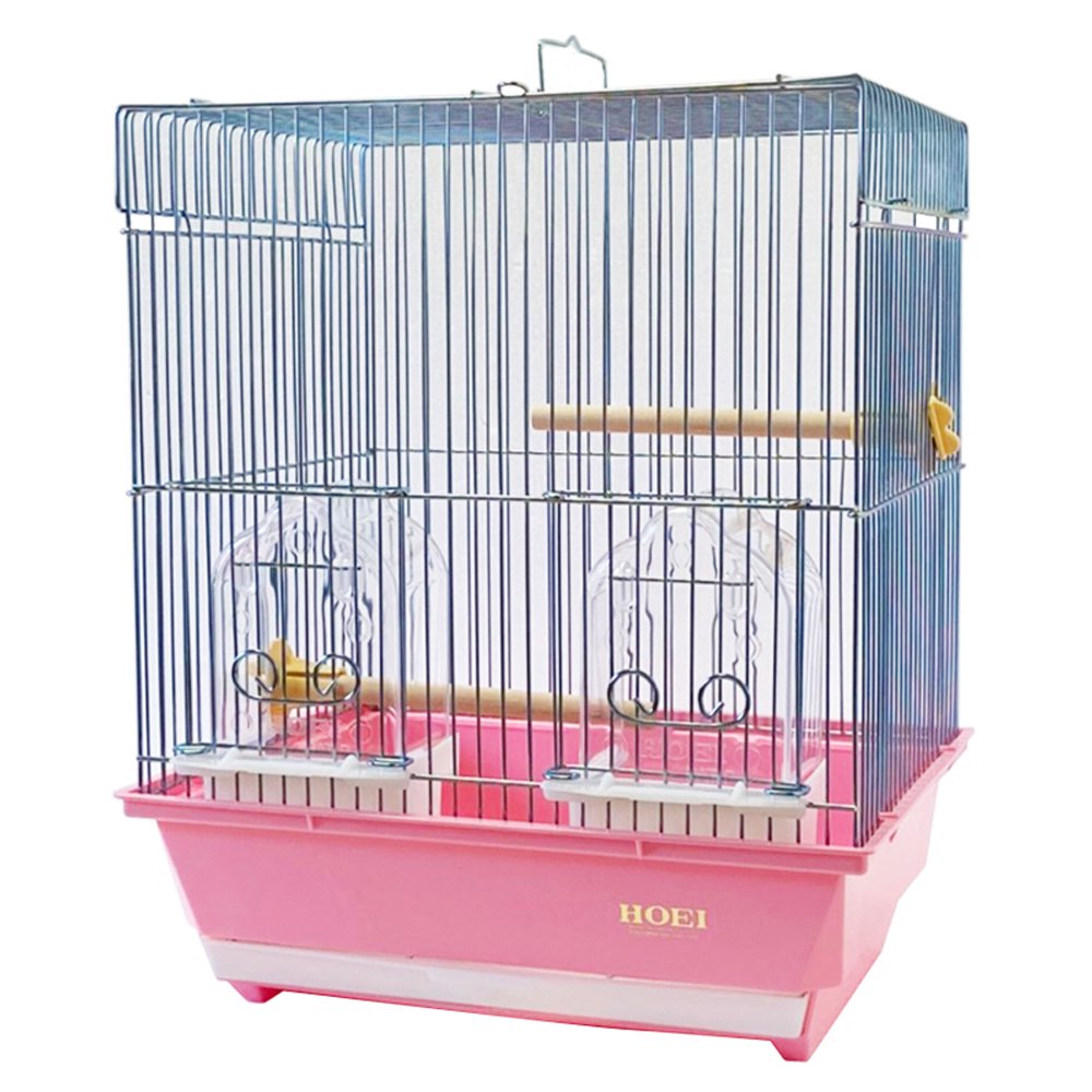 鳥かご　ＨＯＥＩ　１０１角Ｇ　ピンク　（３２X２６X３９ｃｍ）　文鳥　小型インコ　フィンチ　ＣＲＣ55―15―10―10―00 4,690円