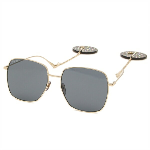 サングラス アイウェア 59サイズ グレー ゴールド メンズ レディース GG1031S 009 59,280円