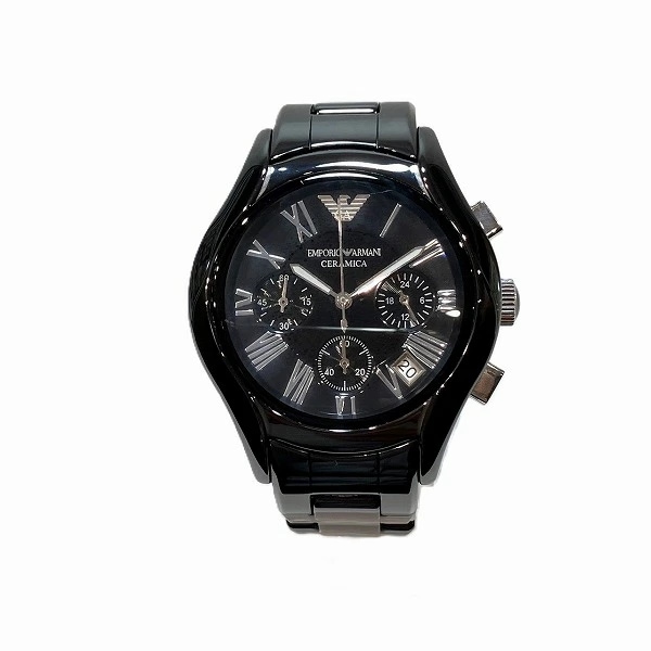 アルマーニ ARMANI CERAMICA AR-1401 クォーツ 腕時計 レディース 【中古】
