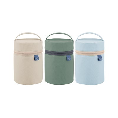 他サイト： ZOJIRUSHI 象印 スープジャーポーチ Sサイズ(フードジャーサイズ250400mL)カトラリーポケット 持ち手つき 本体丸洗いOK マットグリーン SW-PB01-GMの商品画像