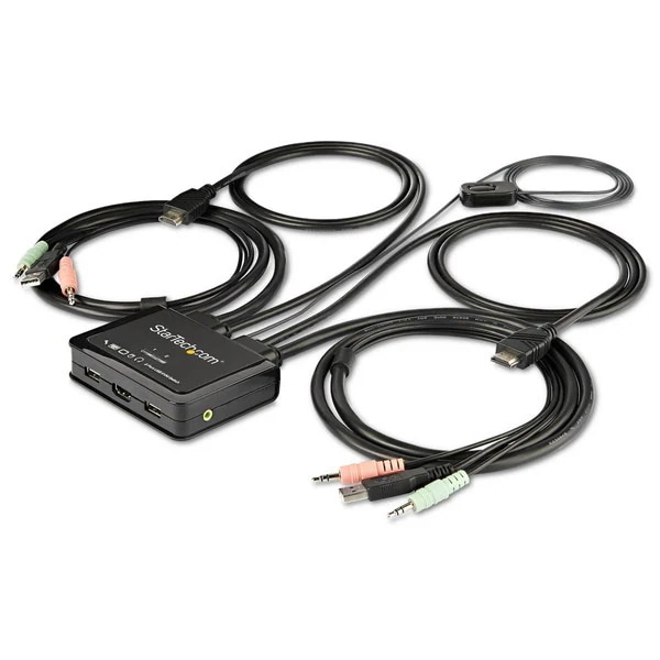 SV211HDUA4K [KVMスイッチ / 2ポートHDMI / 本体一体型 / 1.5mケーブル] メーカー直送