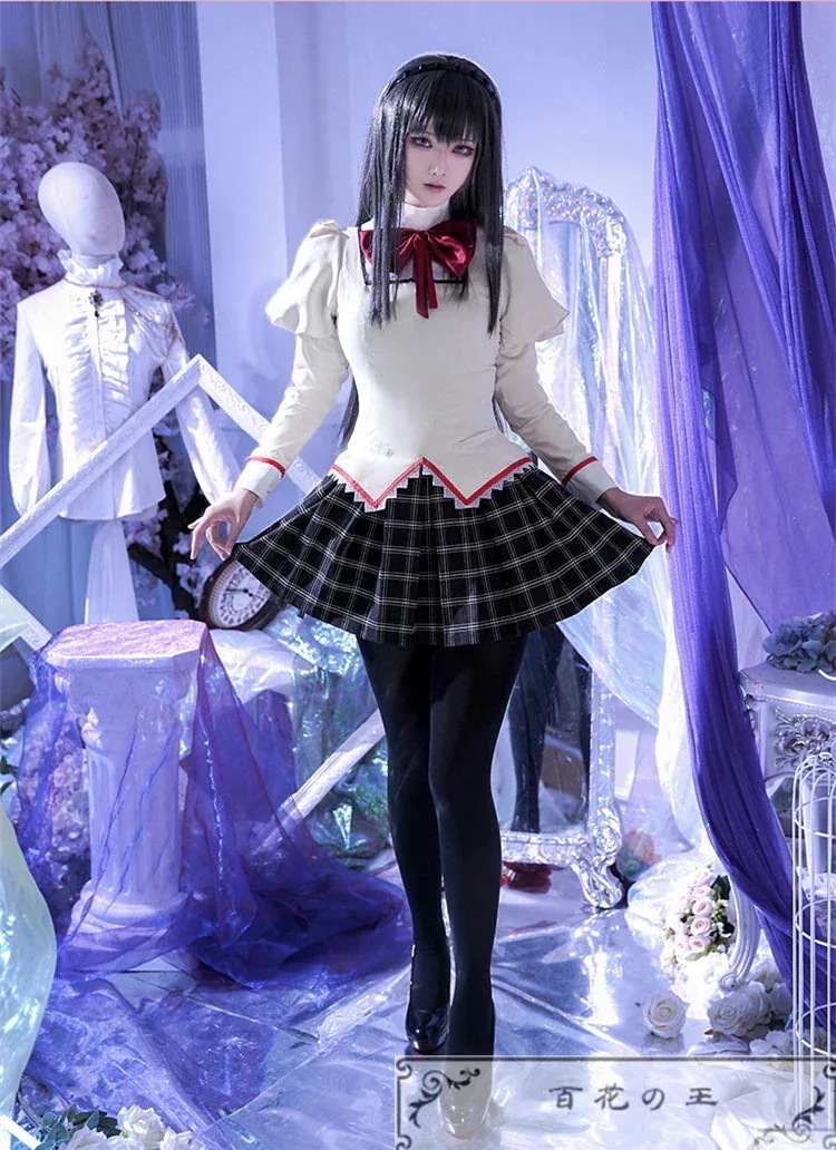 魔法少女まどかマギカ 鹿目まどか 暁美ほむら 佐倉杏子 巴マミ 美樹 さやか コスプレ衣装 コスチューム ハロウィン 変装 仮装期間限定30％