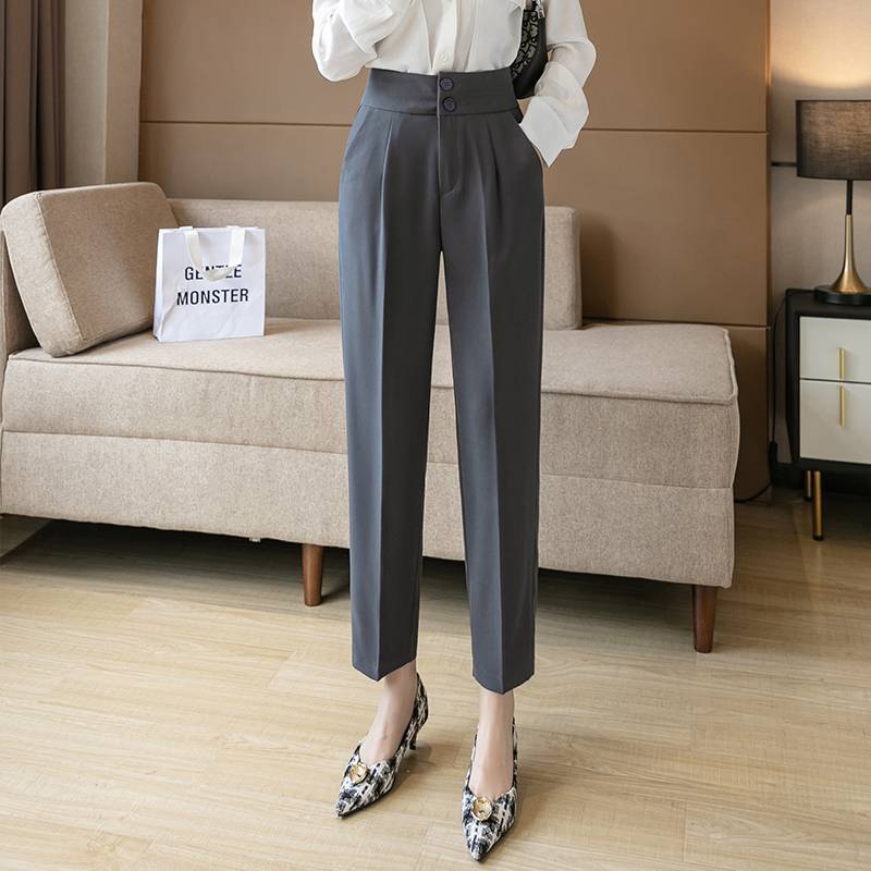 おしゃれ ボトムス パンツ テーパードパンツ ハイウェスト 9分丈 アンクル丈 大人可愛い きれいめ シンプル カジュアル 大人 おしゃれ お洒落 かっこいい 大人女子 こなれ感 ラフ