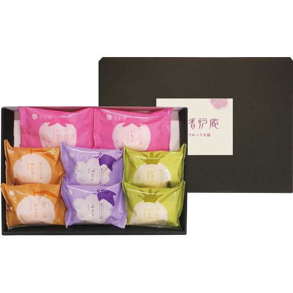横浜元町 香炉庵 彩りフルーツ大福（8個）