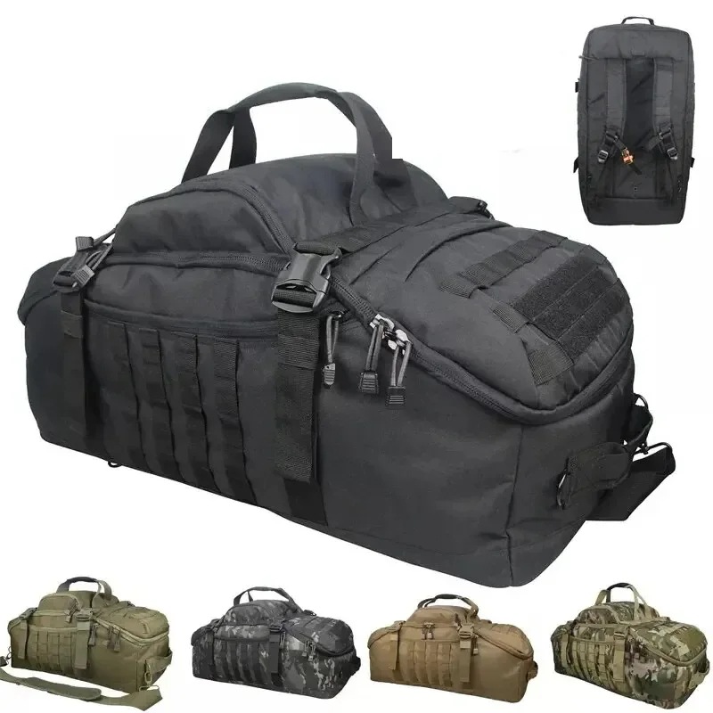 3日以内出荷：Lqarmy 60l 80lキャンプ用バックパック男性用戦術バックパックmolle軍ハイキング旅行登山リュックサックスポーツジムダッフルバッグ