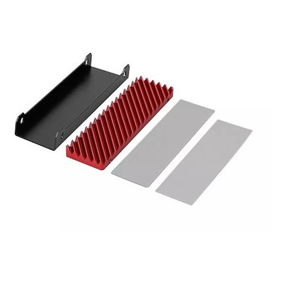 他サイト： EXTREME COOL M2+ 2280 SSD用 両面実装／片面実装対応 アルミ製両面ヒートシンク OWL-SSDHS04PSの商品画像