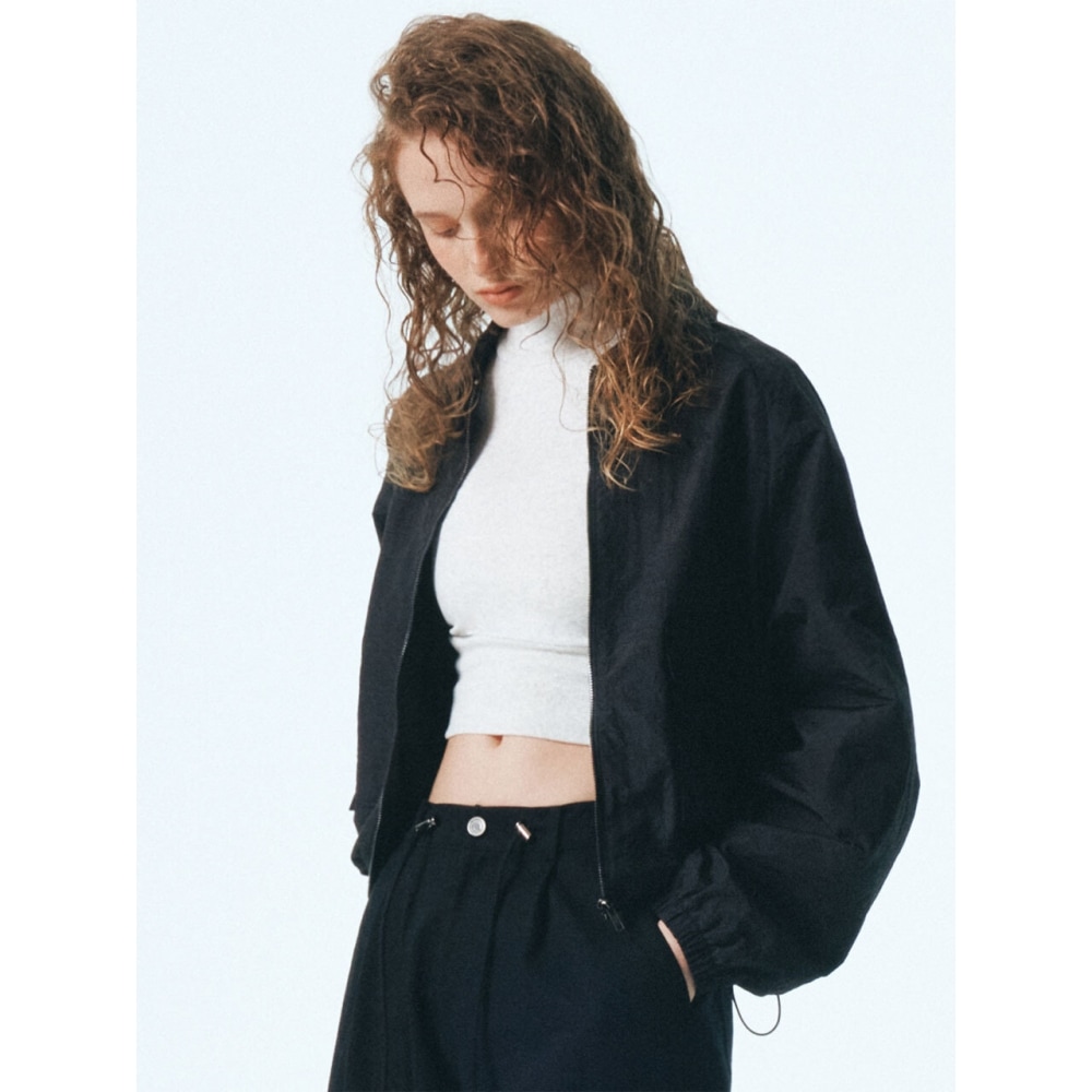 シティブリーズ 2ポケットウインドブレーカーブラック