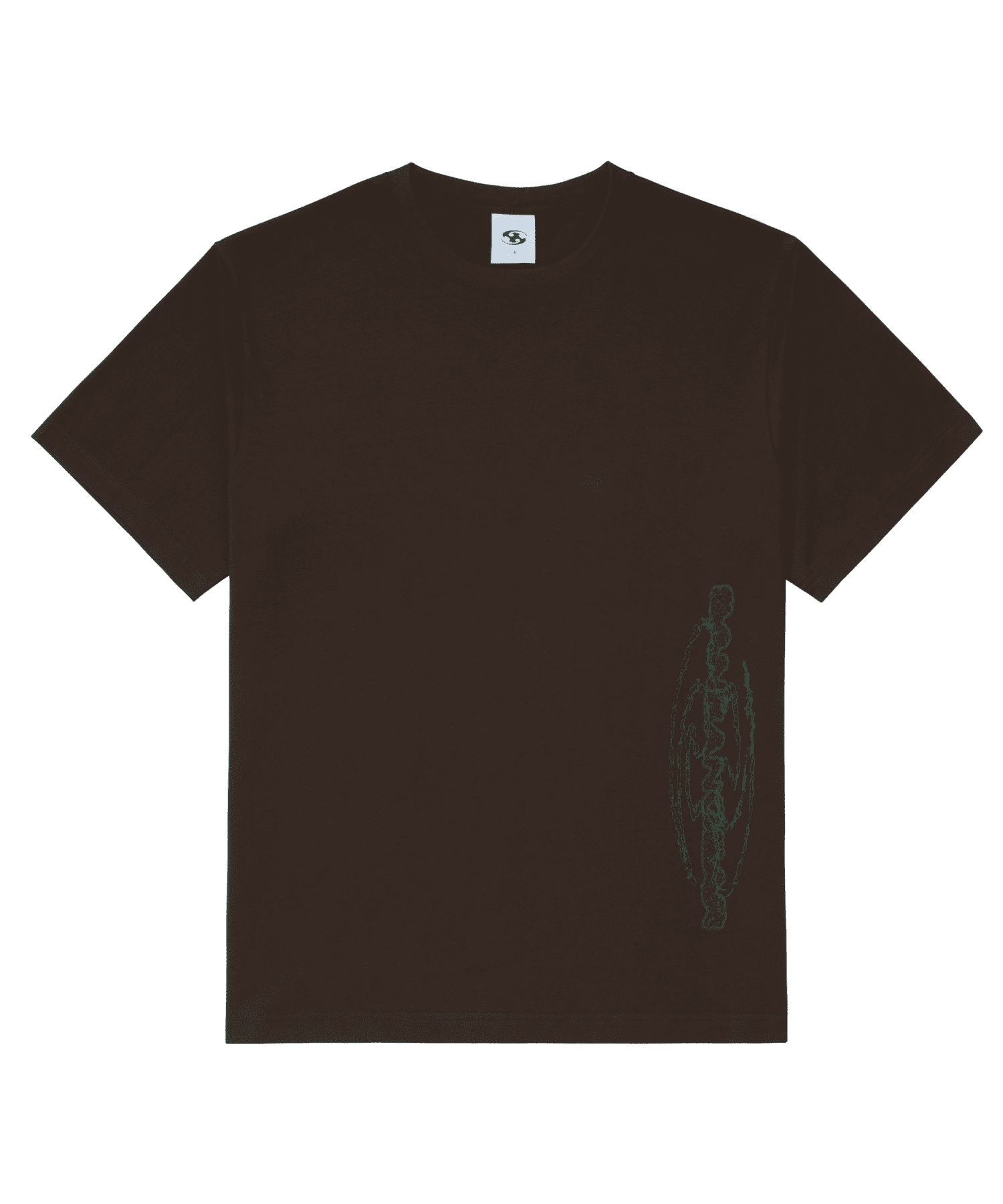 【SANSANGEAR】 FISSURE T-SHIRT : BROWN