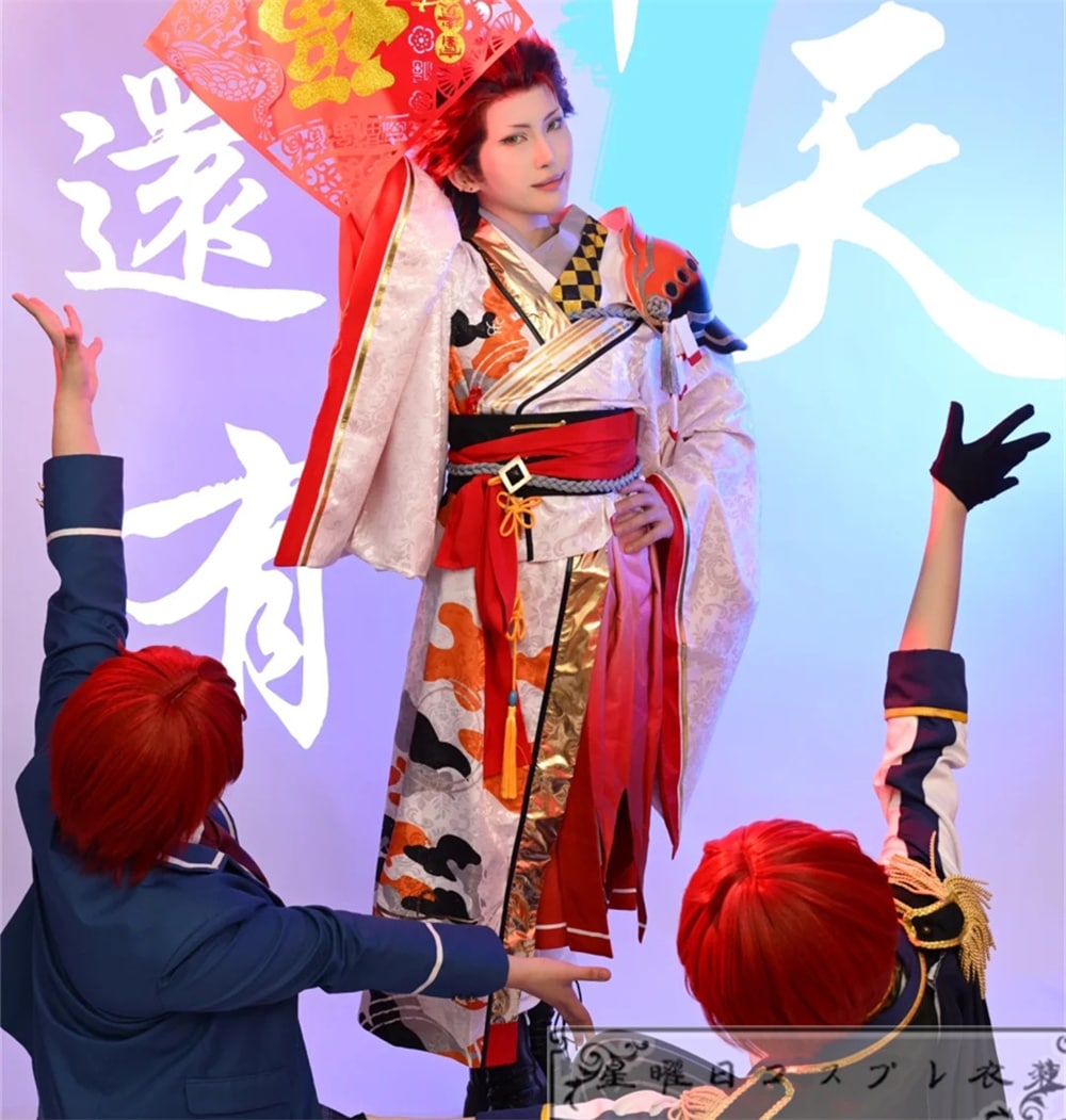 あんスタ アルバム発売記念スカウト 紅月 蓮巳敬人 鬼龍紅郎 神崎颯馬 コスプレ衣装 コスチューム