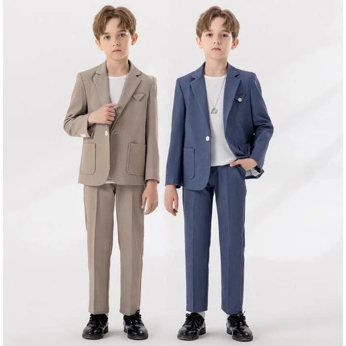 キッズフォーマルスーツ 男の子 カジュアルスーツ 子供 春秋 スーツ 子供 ピアノ 発表会 紳士服 結婚式 男の子 入学式 卒業式 舞台演出 かっこいいスーツ グ
