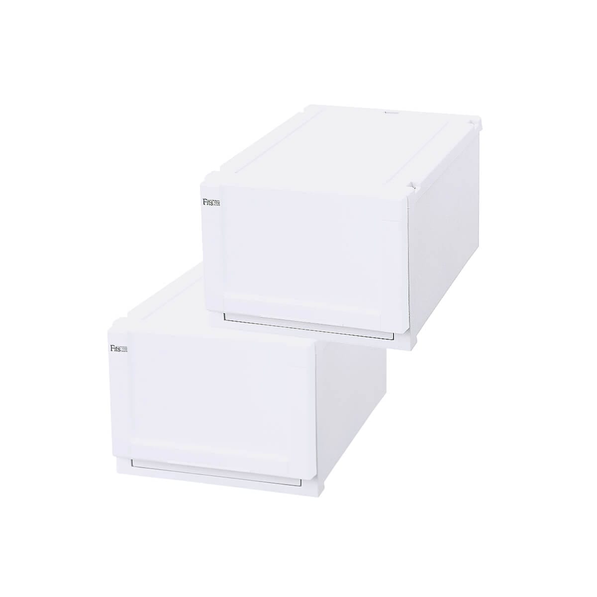 天馬 3525-2P/WH(UNIT55) 【2個セット】フィッツユニットケース（3525×2個セット・ホワイト） 35252PWHUNIT55 5,681円