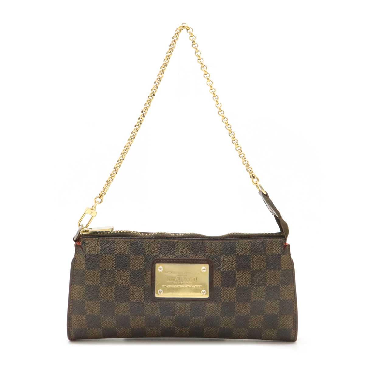 ダミエ ソフィ アクセサリーポーチ ハンドバッグ チェーンストラップ N5113