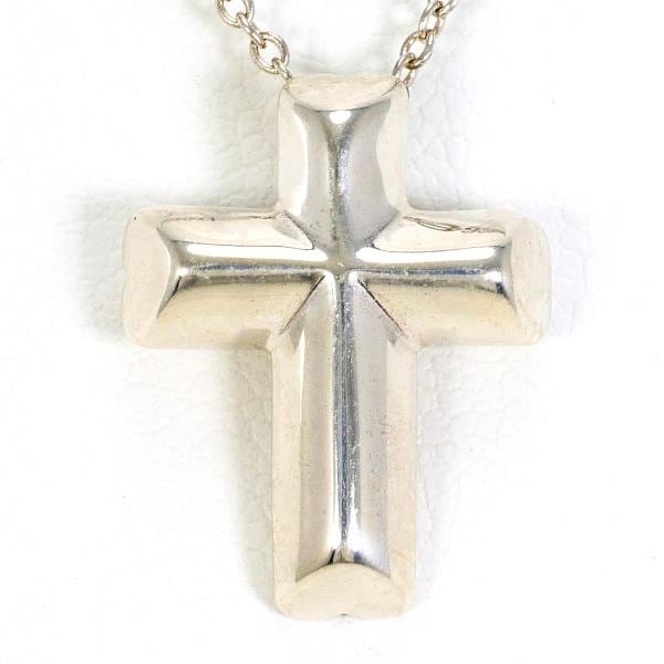 ティファニー テンダネス ハートクロス シルバー ネックレス 箱 袋 約40cm ジュエリー 中古