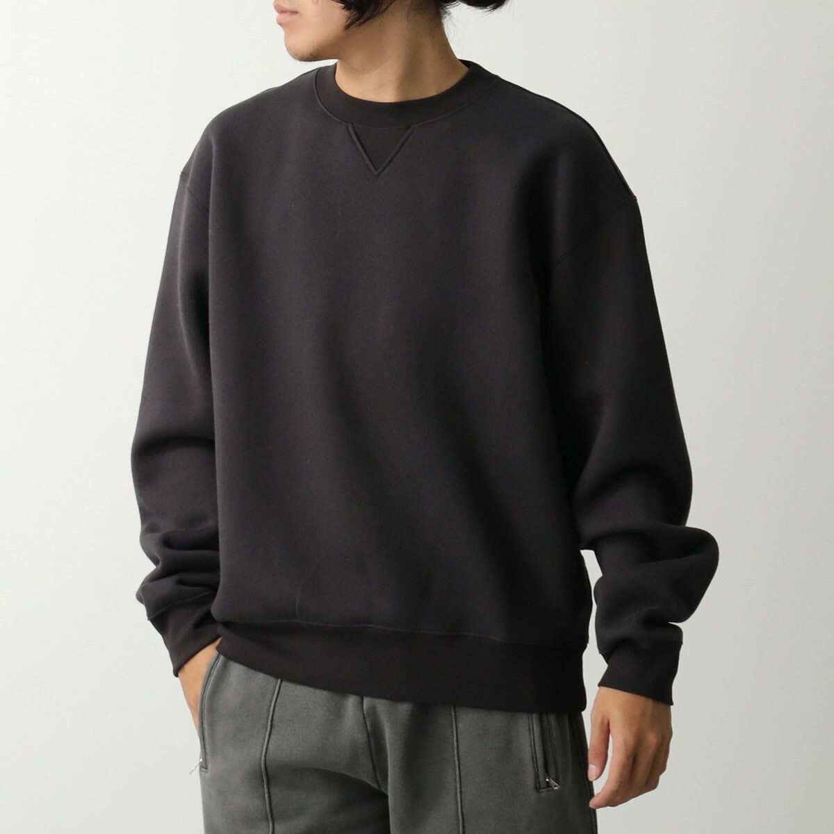 OUR LEGACY アワーレガシー スウェット PERFECT SWEATSHIRT M4256PB メンズ トレーナー コットンブレンド ウール混 クルーネック BLACK-BEAR-WOOLY