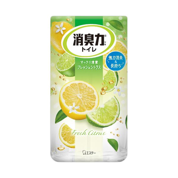 （まとめ） エステートイレの消臭力 フレッシュシトラス 1セット（5個） [x3セット]
