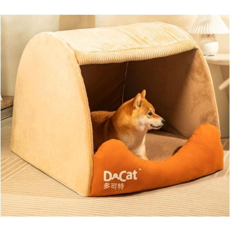ペットハウス ペットベッド ネコ 猫 ドーム型 大型犬 中型犬 小型犬ベッド ペット用品 柔らか 水洗え 滑り止め 保温 防寒 安眠 ぐっすり眠れる もこもこ1