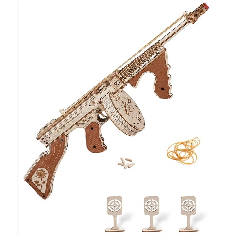 おもちゃの銃 トイガン おもちゃ リアル 立体パズル 木製 大人向け 3dパズル 可動モデル DIY 模型 組み立てキット 誕生日 プレゼント暇つぶしグッズ 知育 おもちゃ 脳トレ