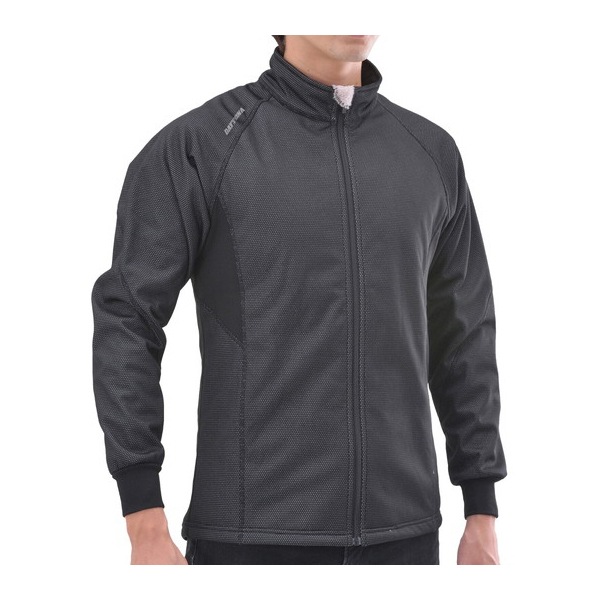 D31939 インナーウェア ボア付 フルジップ DI-007FA ブラック Mサイズ